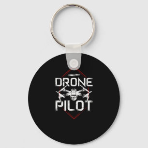 Drone Drone Pilot Key Ring