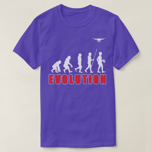 Drone Evolution  (2)  T-Shirt (Design Front)