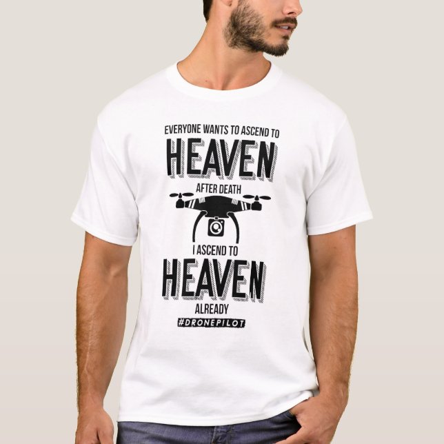 Drone Footage Fpv Dronepilot T-Shirt (Front)