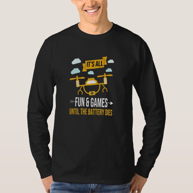 Drone  For Drone Pilots T-Shirt (Front)