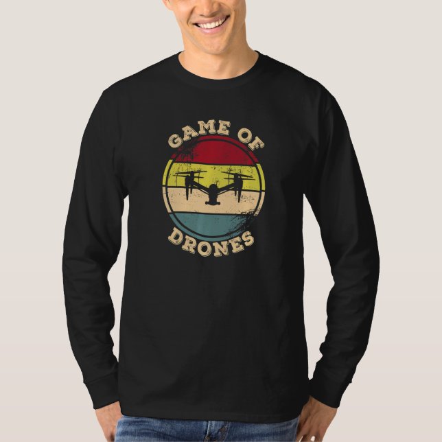 Drone Game Of Drones Quadcopter Fpv Mini Drone Pil T-Shirt (Front)