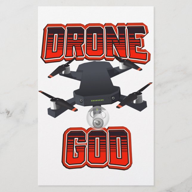 Drone God logo Stationery (Front)