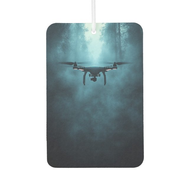Drone in Forest Air Freshener (Front)