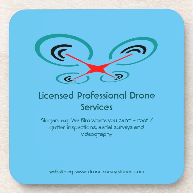 Drone Inspection and Video Service, Pilot Operator Coaster (Front)