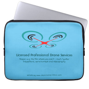 Drone Inspection and Video Service, Pilot Operator Laptop Sleeve