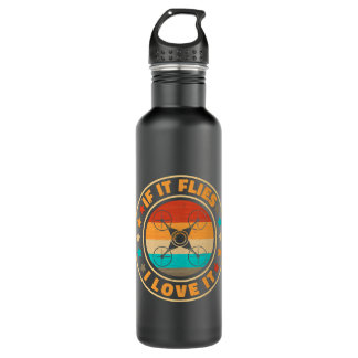 Drone Operator If It Flies I Love It Funny Drone P 710 Ml Water Bottle