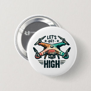 Drone Pilot 6 Cm Round Badge