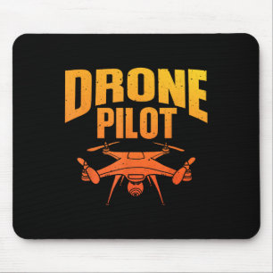 Drone Pilot Art For Men Women Drone Enthusiast Rc  Mouse Mat