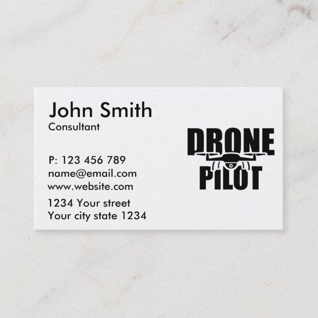 Drone Pilot Business Card (Front)