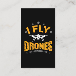 drone pilot flying Gift Business Card