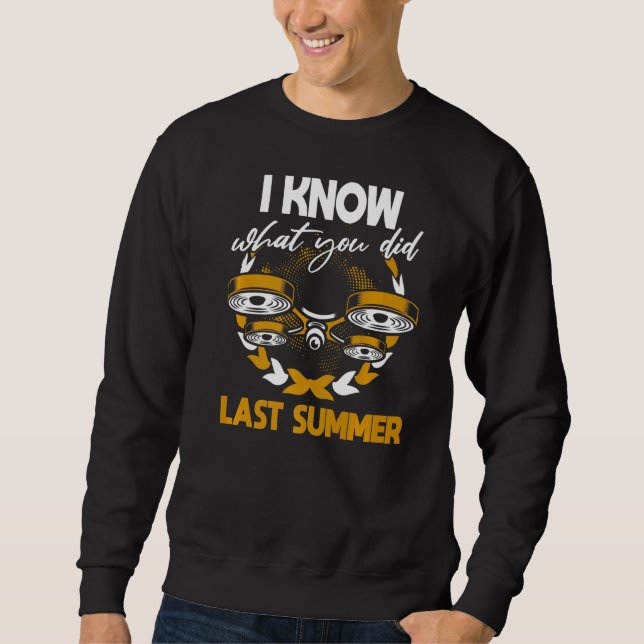Drone Pilot I Know What You Did Last Summer Faa Ce Sweatshirt (Front)