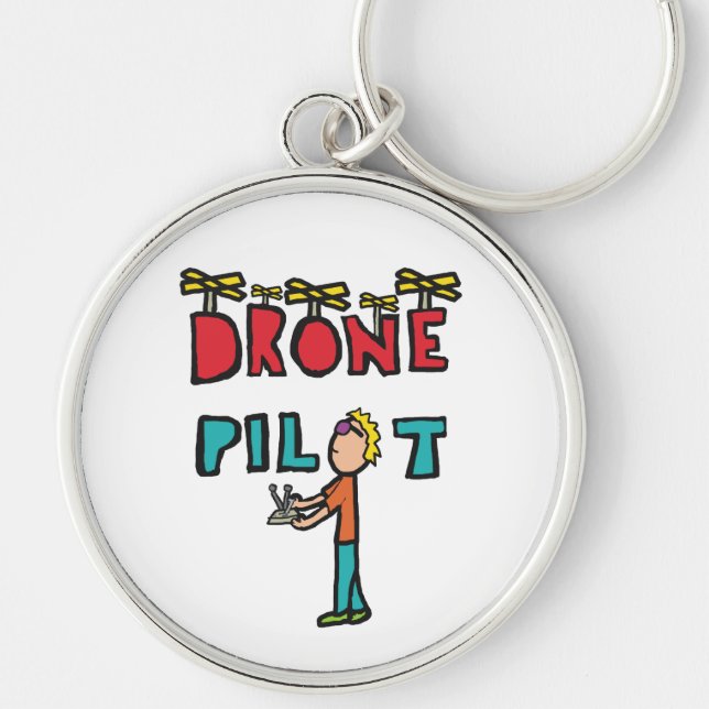Drone Pilot Key Ring (Front)