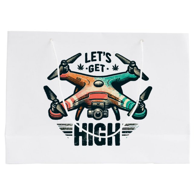 Drone Pilot Large Gift Bag (Back)