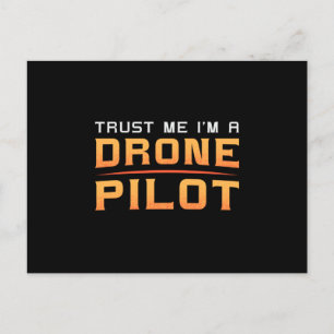 Drone Pilot Quadcopter Camera FPV Drones Gift Postcard