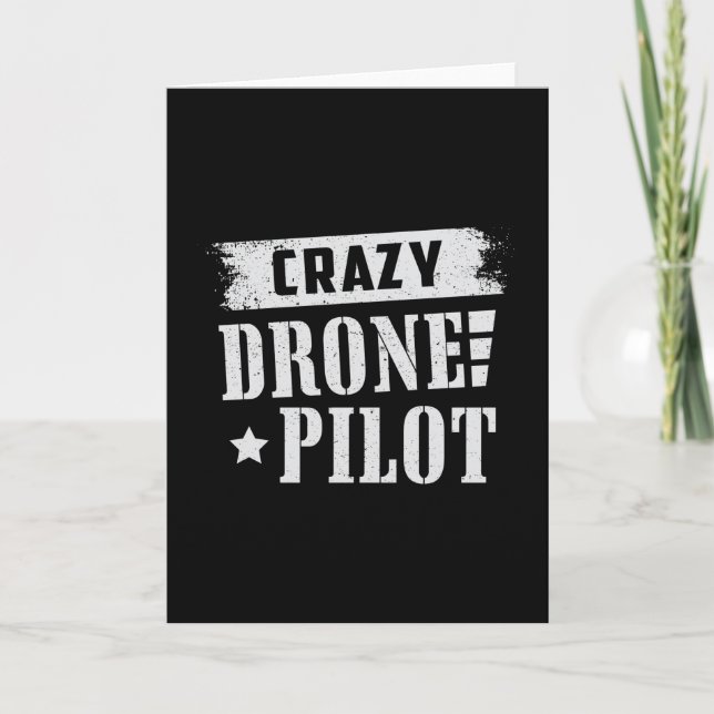 Drone Pilot Quadcopter Drones FPV Camera Gift Card (Front)