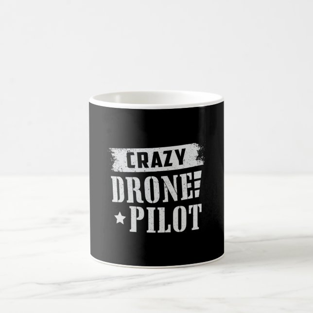 Drone Pilot Quadcopter Drones FPV Camera Gift Coffee Mug (Center)