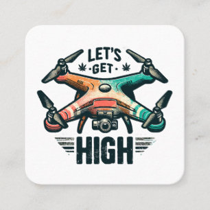Drone Pilot Square Business Card