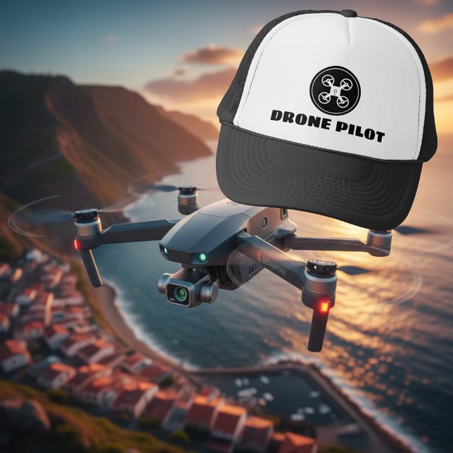 Drone pilot trucker hat (drone pilot hat)