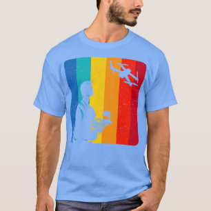 Drone Pilot Vintage Retro Drone Gifts T-Shirt
