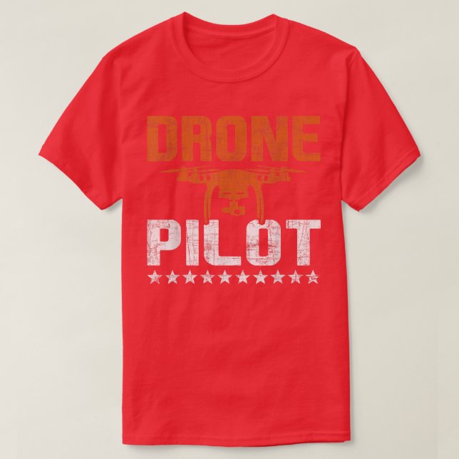 Drone PilotRC Flight Operator Quadcopter Flying Ep T-Shirt (Design Front)