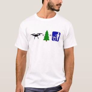 Drone Plus Tree Light T-Shirt