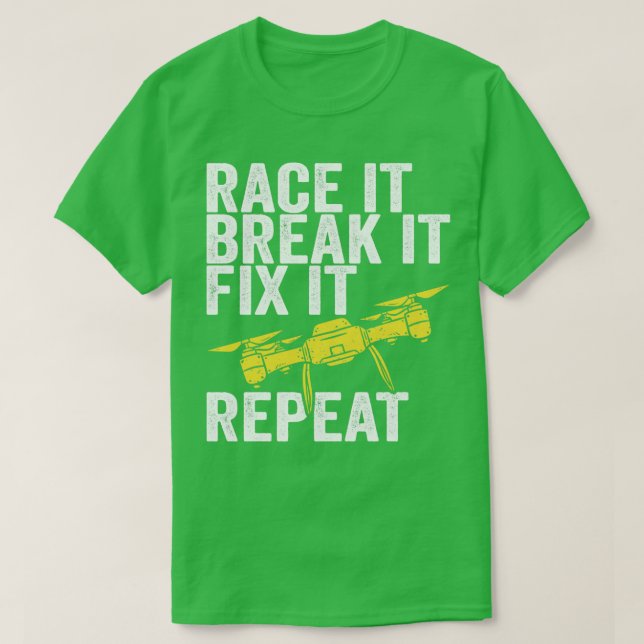Drone Quadcopter Multicopter Pilot Racing Gift  T-Shirt (Design Front)
