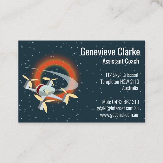 Drone Racing Business Card (Front)