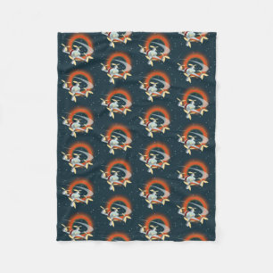 Drone Racing Fleece Blanket