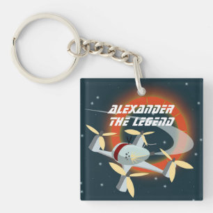 Drone Racing Key Ring