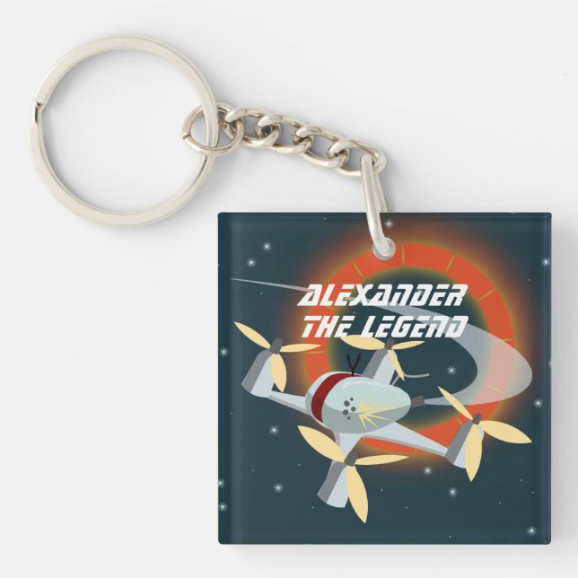 Drone Racing Key Ring (Front)