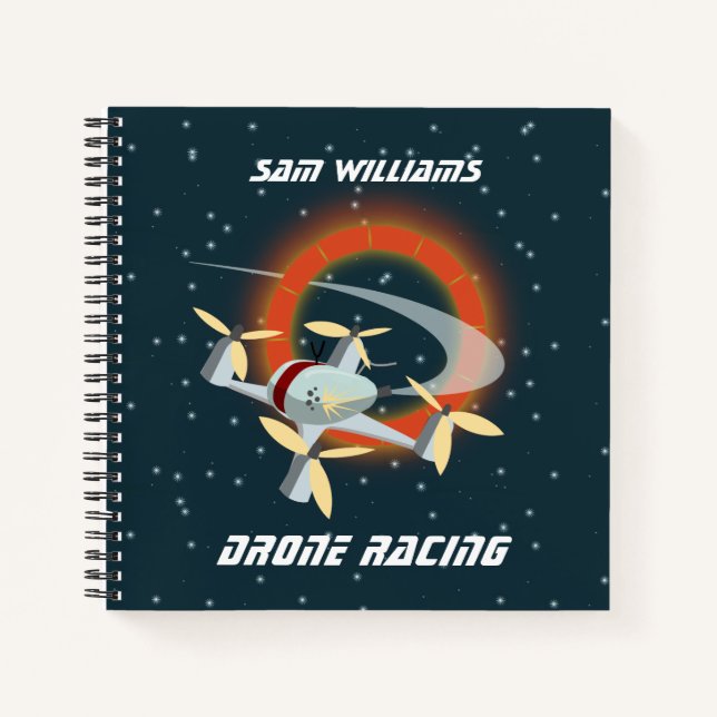 Drone Racing Notebook (Front)