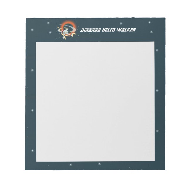 Drone Racing Notepad (Front)