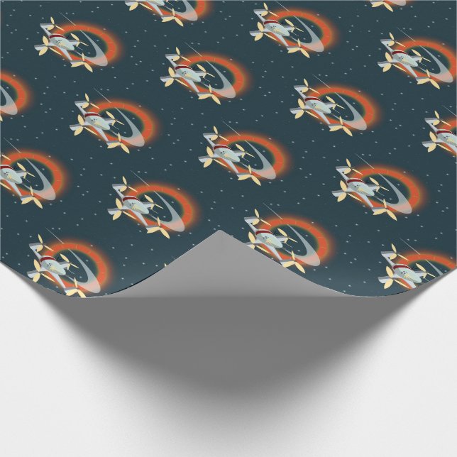 Drone Racing Wrapping Paper (Corner)