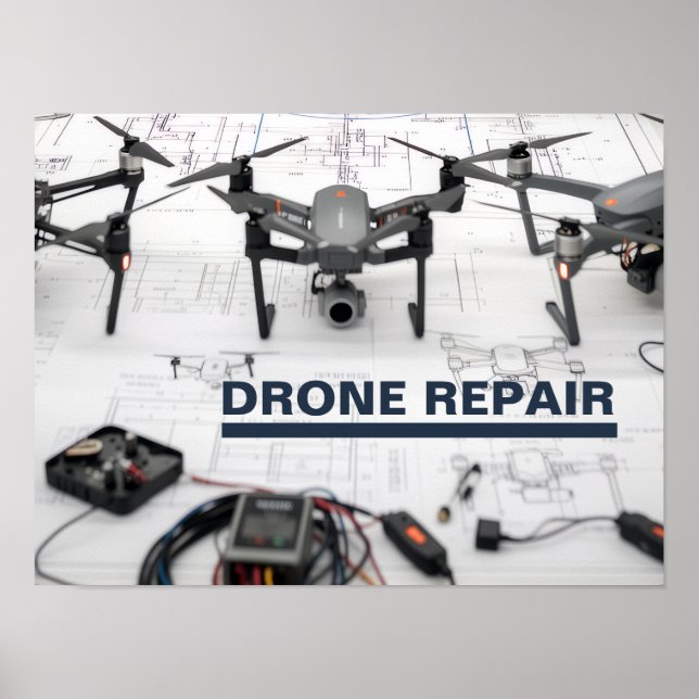 Drone Repair™ Poster (Front)