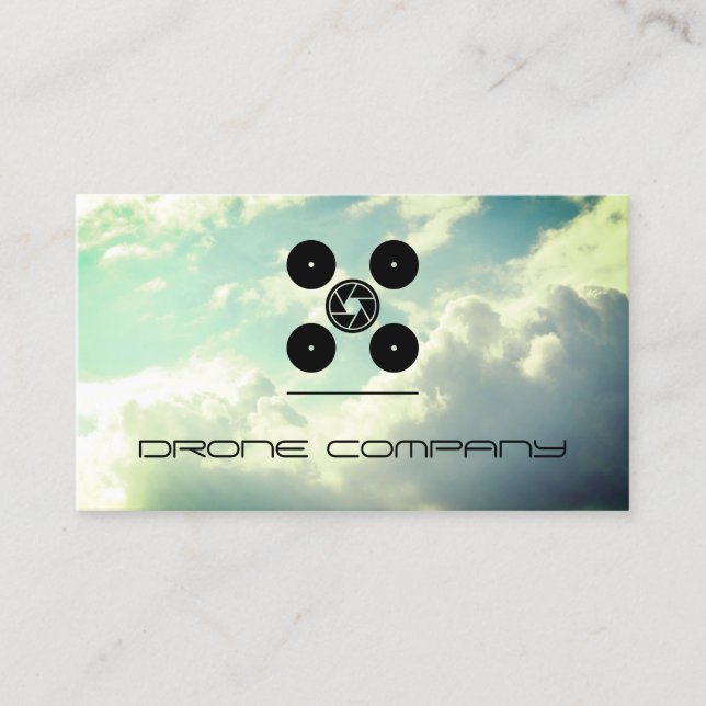 Drone services inspired  business card (Front)