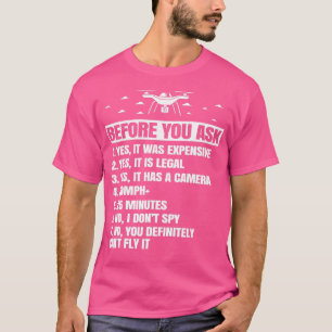 Drone  Shirts For Multicopter Boy Men Kids FPV Pil