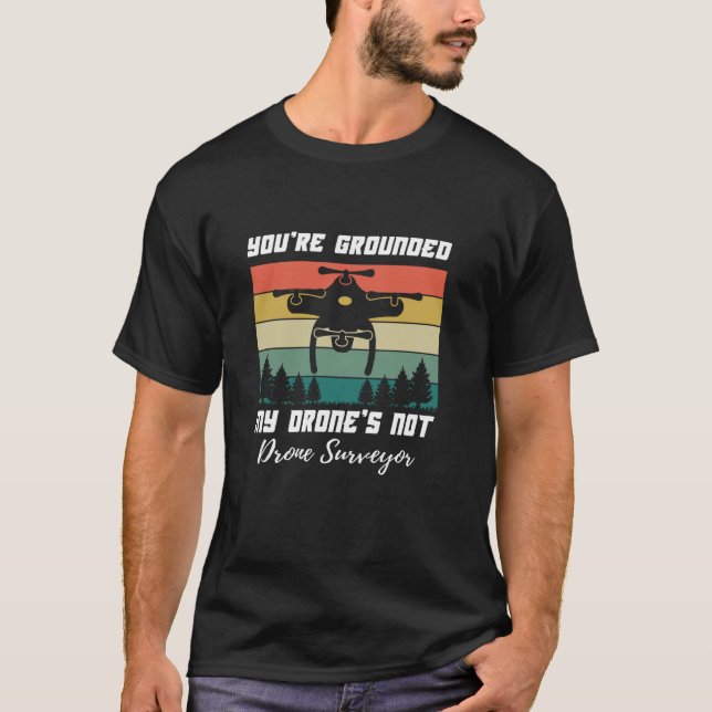 Drone Surveyor Drone Survey T-Shirt (Front)