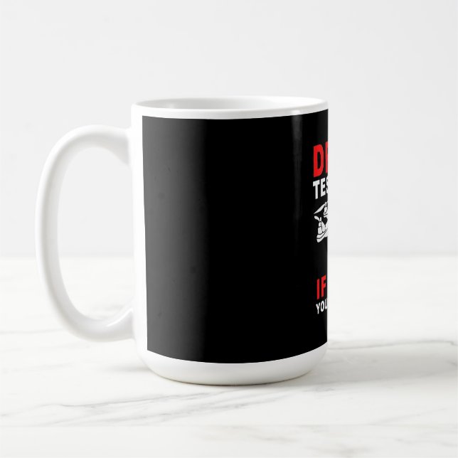 Drone Test Pilot Coffee Mug (Left)