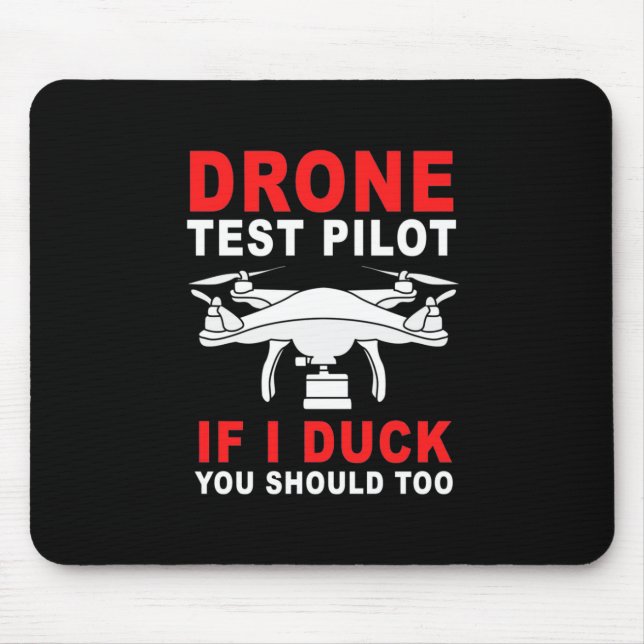 Drone Test Pilot Mouse Mat (Front)