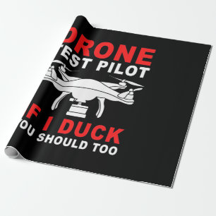 Drone Test Pilot Wrapping Paper