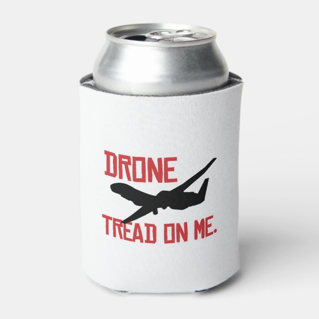Drone tread on me can cooler (Can Front)