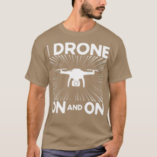 Drones Drone Pilot Drone Lovers RC Quadcopters  (2 T-Shirt