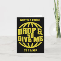 Drop And Give Me 50 (fifty) Rap Beef Pushups 