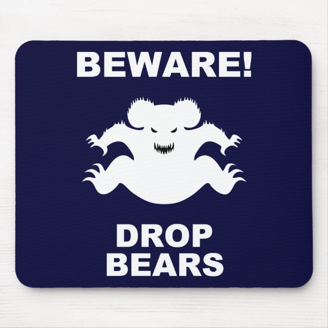 Drop Bears! Mouse Mat (Front)