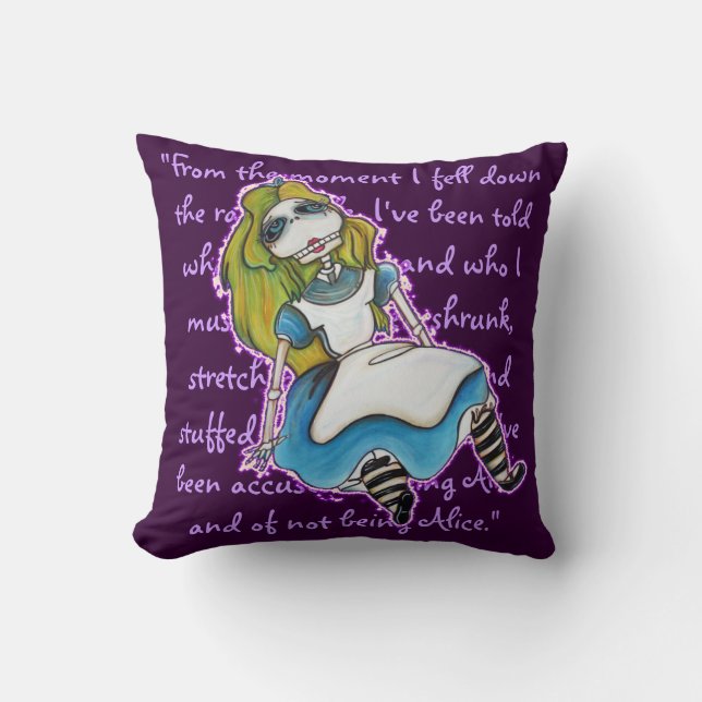 Drop Dead Alice American MoJo Pillow (Front)
