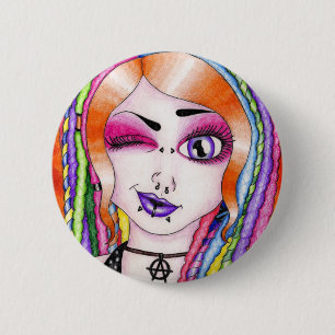 Drop Dread Gorgeous 6 Cm Round Badge