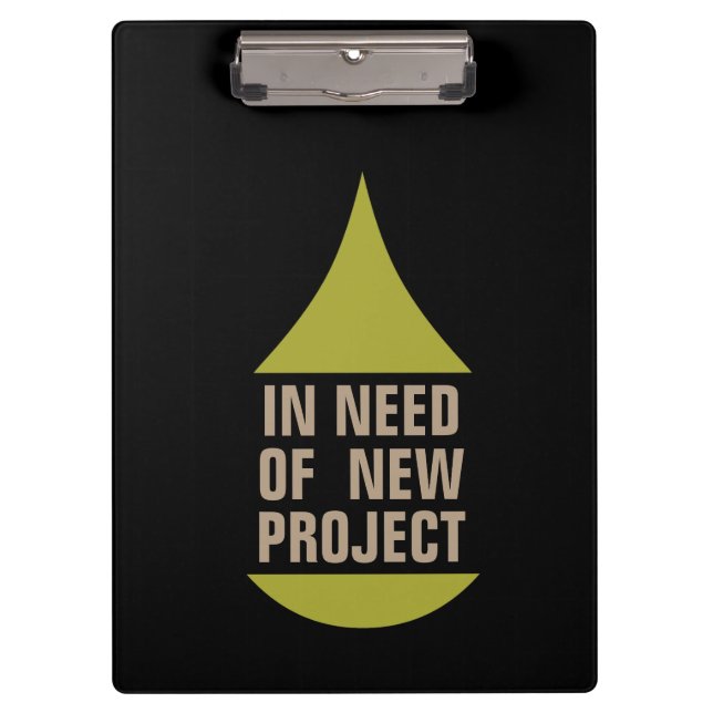 Drop Icon Need Project Yellow Clipboard (Front)