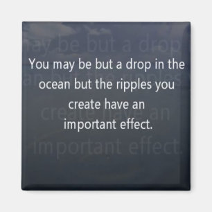 drop in the ocean magnet