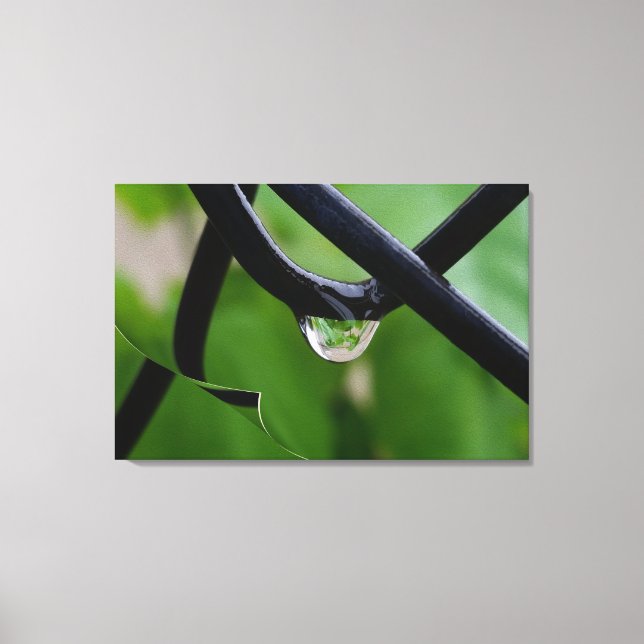 Drop of rain canvas print (Front)
