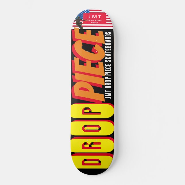DROP PIECE  JMT 8 1/4" Skateboard Deck (Front)